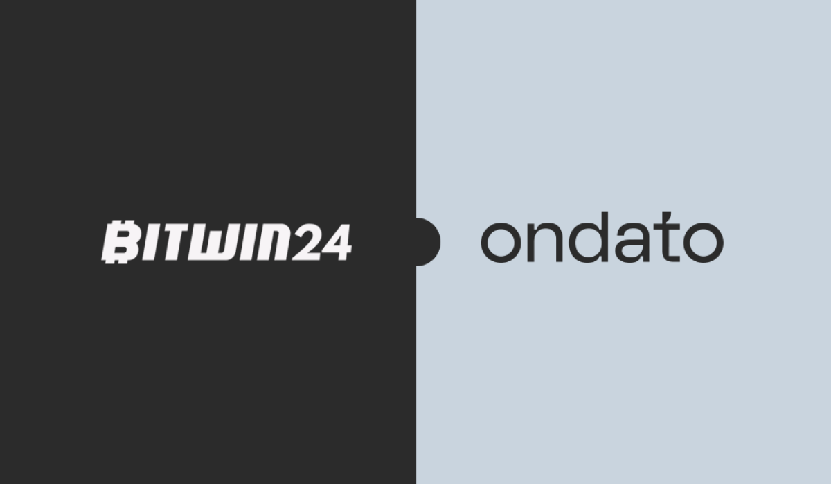 Bitwin24 and ondato partnership logo