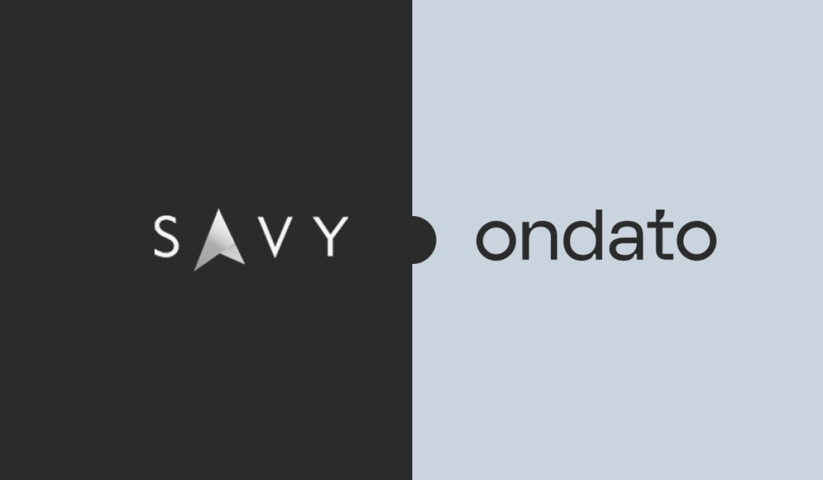 Savy and ondato partnership logo