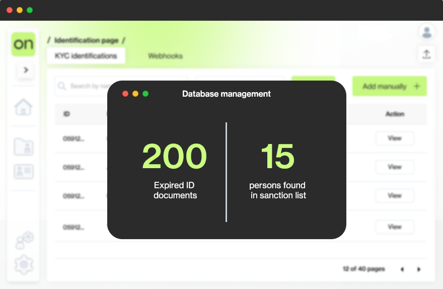 Customer data platform dashboard