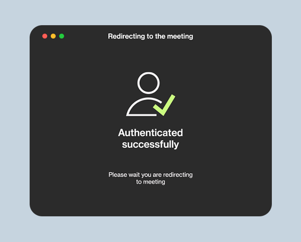 Secure meeting process