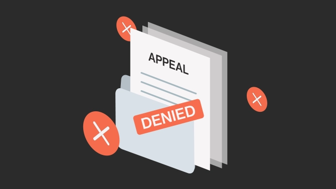 Appeal denied visual