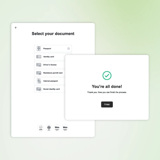 Quick and seamless identity verification process